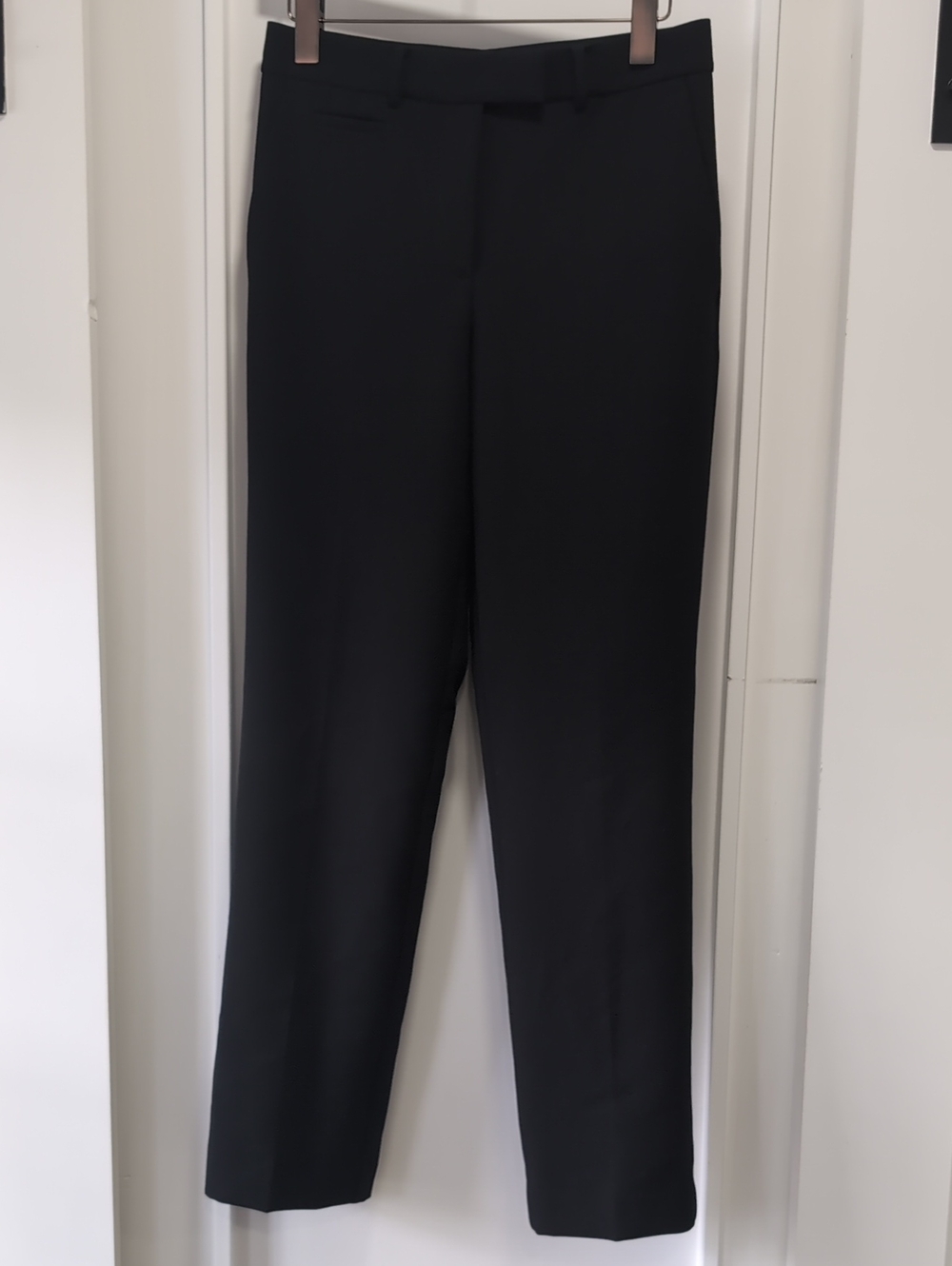 Ann Taylor Black Straight-Leg "Bridgette" Dress Pants Size 2